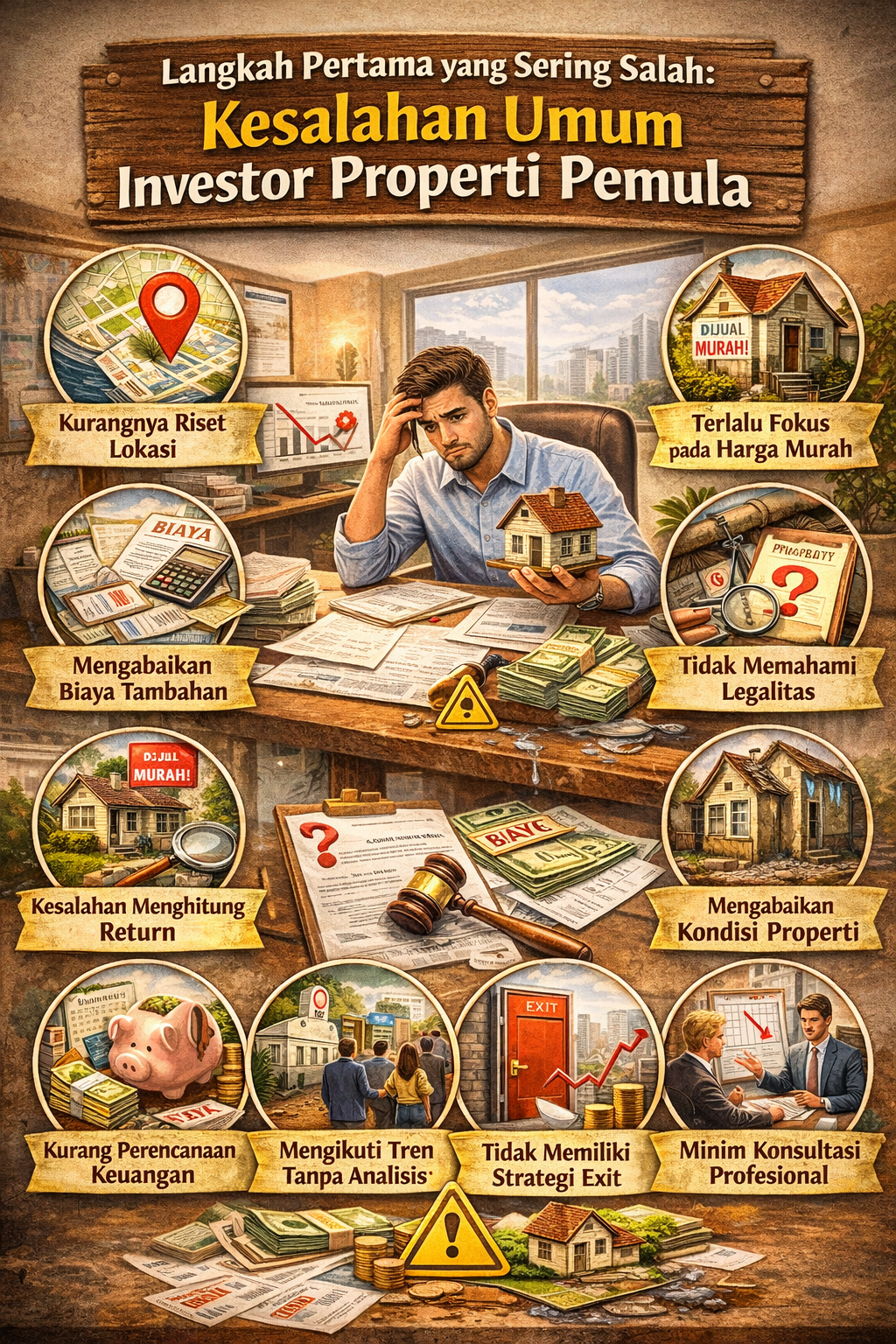 Kesalahan Umum Investor Properti Pemula
