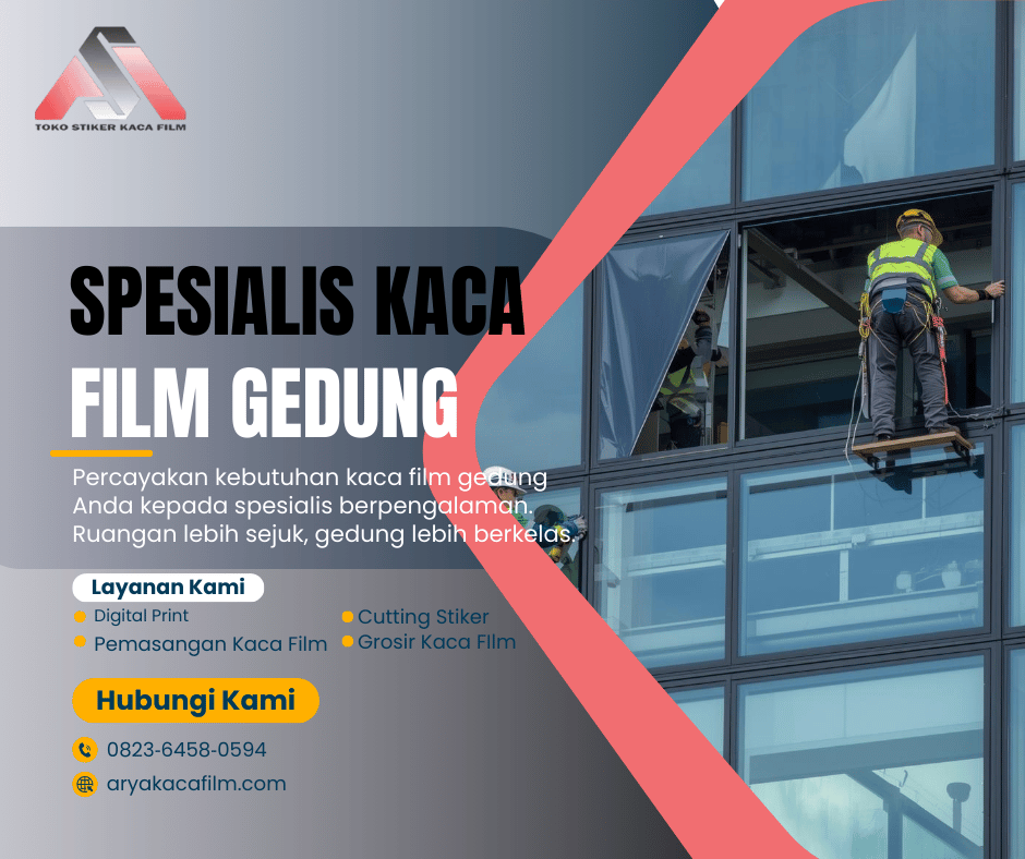 kaca film gedung tahan panas